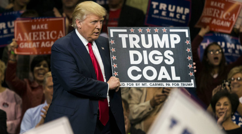 Trump carvão
