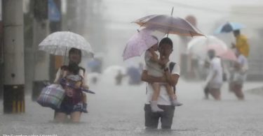 enchentes-relâmpago China