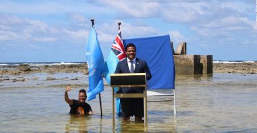 Tuvalu ministro COP26