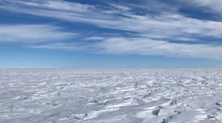 piscina de água Antártica