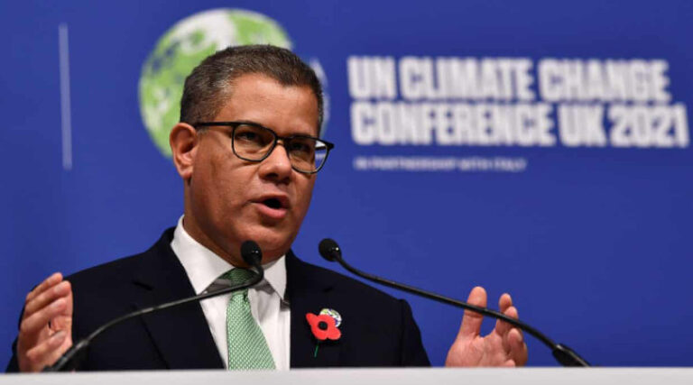 diplomacia climática Alok Sharma