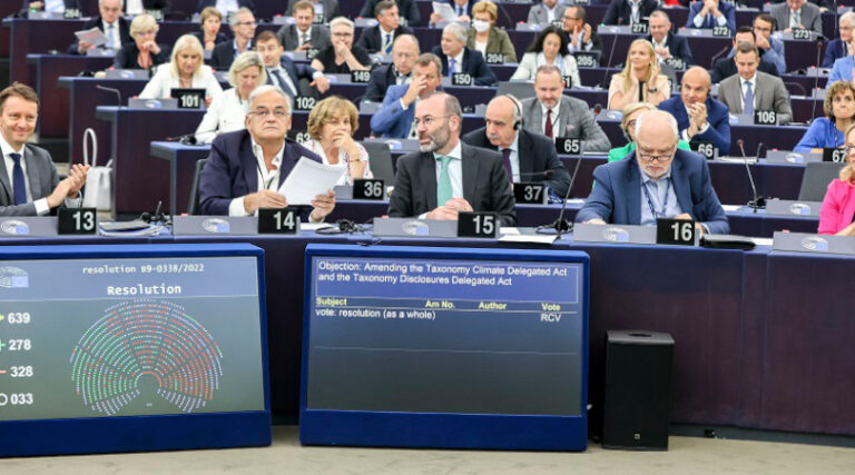 Parlamento Europeu energia verde