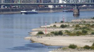 Europa seca rios transporte marítimo