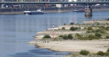 Europa seca rios transporte marítimo