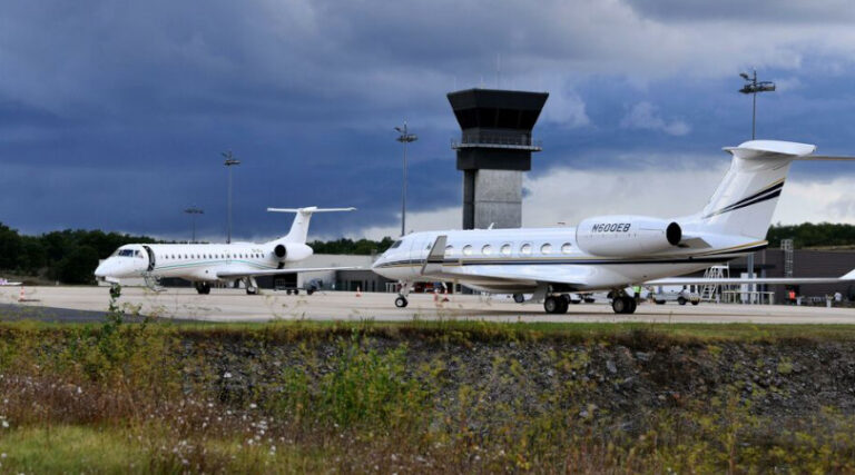 França jatinhos emissões
