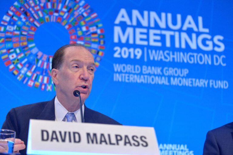 David Malpass negacionista