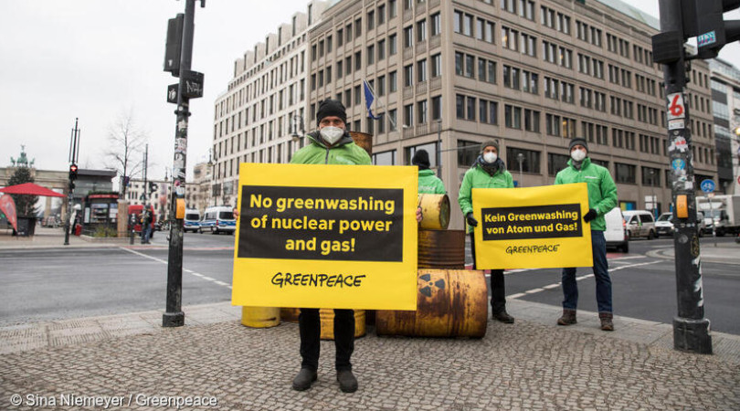 Greenpeace nuclear e gás