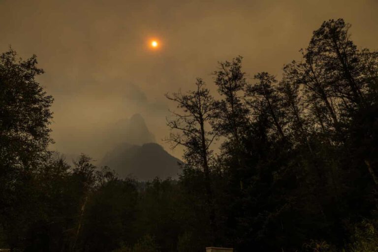 incêndios florestais poluição do ar