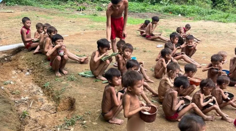 Povo Yanomami fome