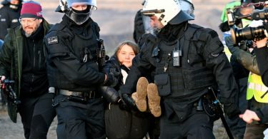 Greta Thunberg presa