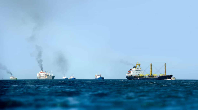 emissões do setor marítimo