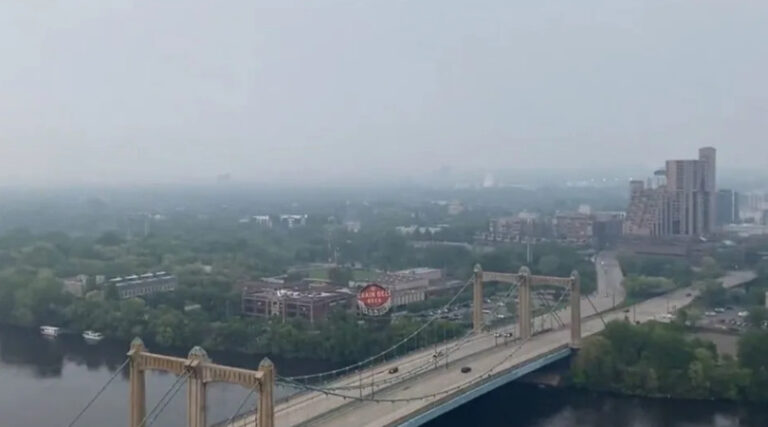 Canadá incêndios florestais fumaça EUA