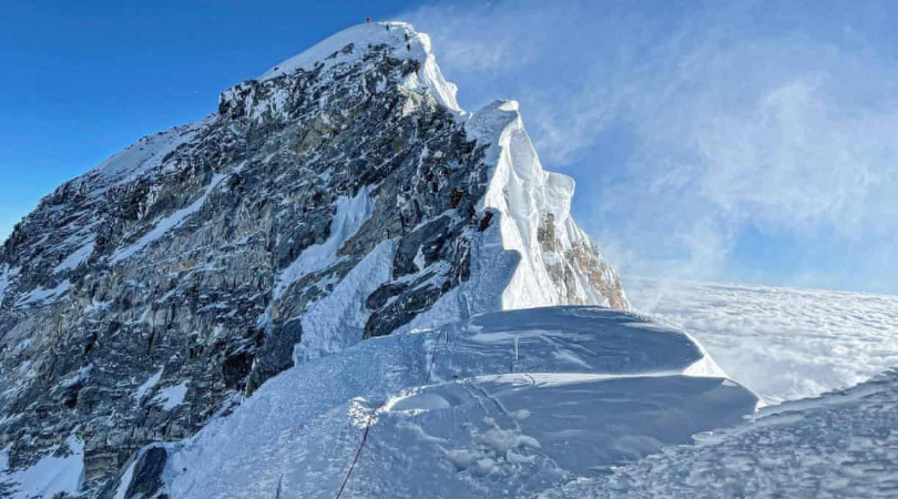 Monte Everest mudança do clima