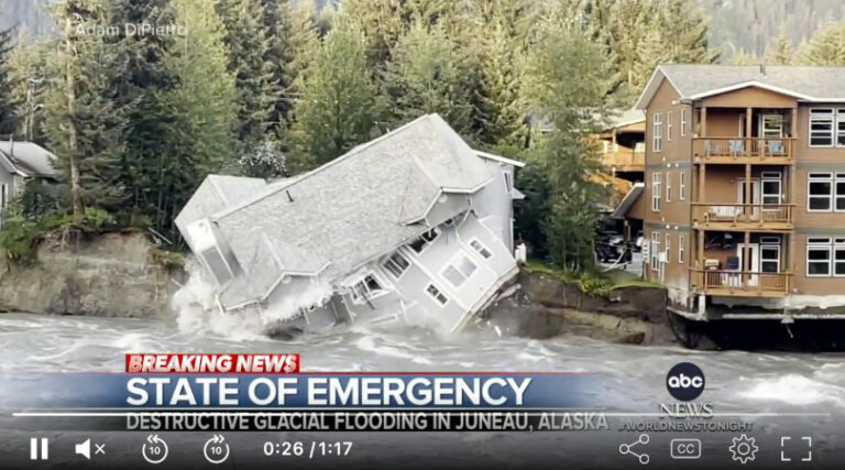 Alasca derretimento geleira