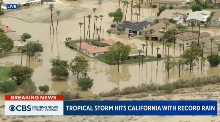 Califórnia enchentes