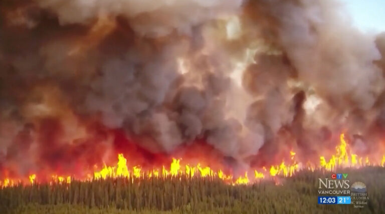 Canadá incêndios florestais