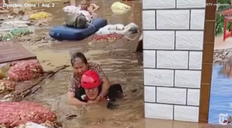 China enchentes mortais