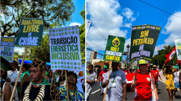 Cúpula da Amazônia manifestações