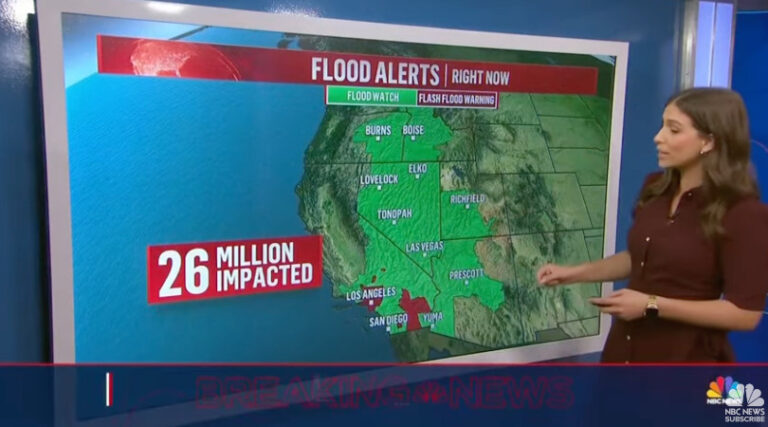 Tempestade Hillary Califórnia