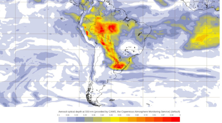 Amazônia fumaça queimadas