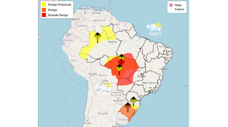 onda de calor Centro-Oeste