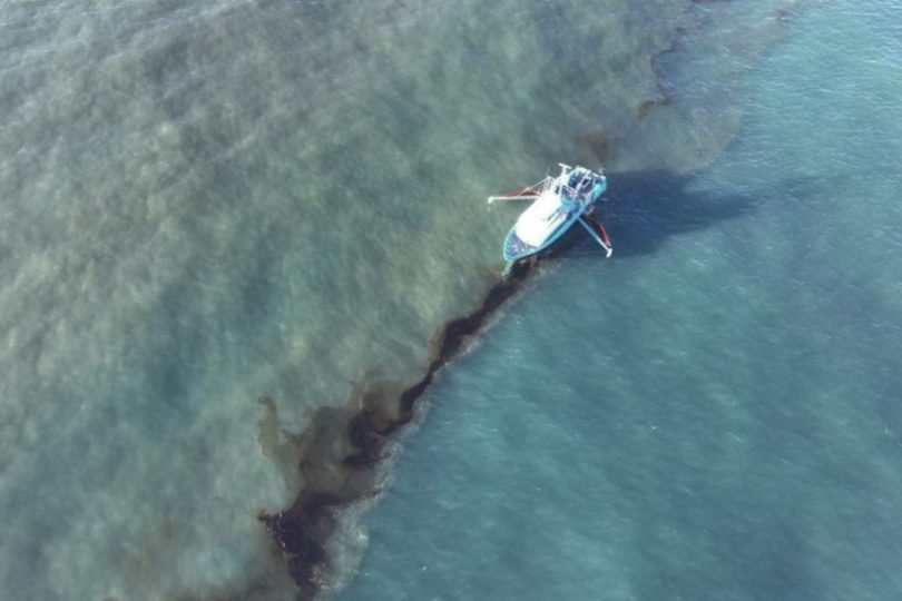 Golfo do México vazamento petróleo