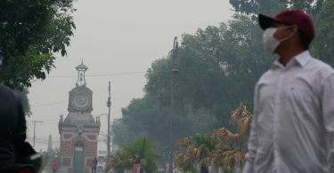 Manaus fumaça queimadas máscaras
