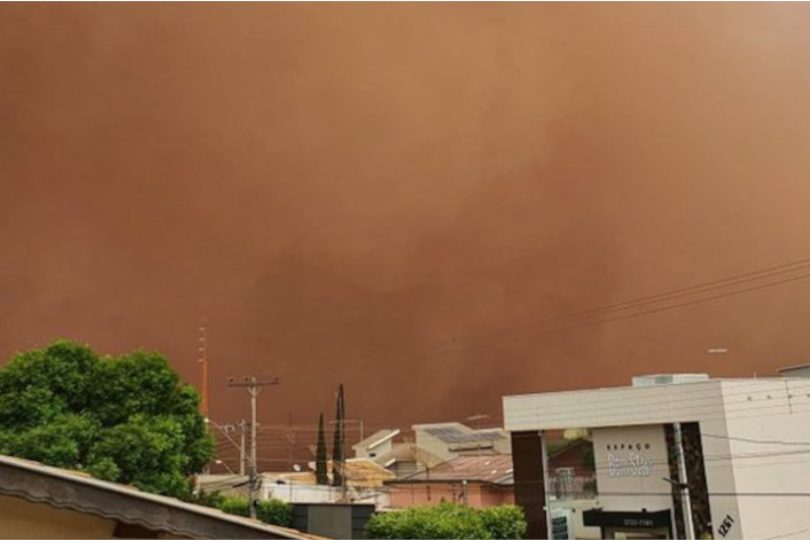 Manaus tempestade de areia