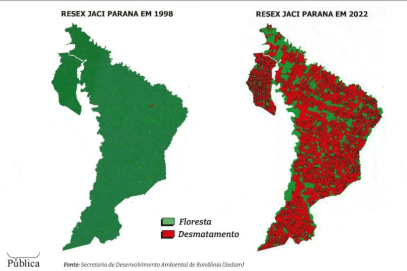 JBS desmatamento RESEX Jaci Parana