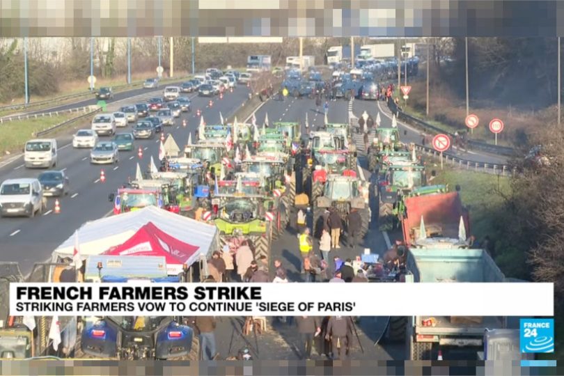 manifestações agricultores x União Europeia