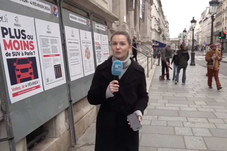 Paris estacionamento SUVs