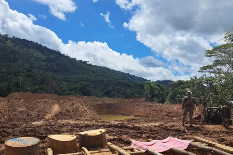 Polícia megagarimpo ilegal Pará