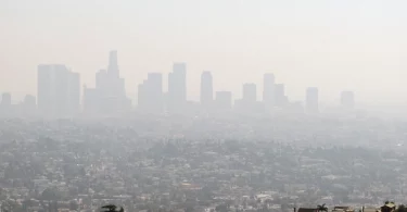 população EUA ar poluição