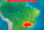 Calor centro-sul Brasil inverno