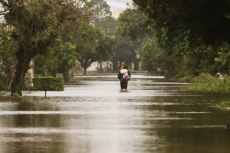 Tragédia climática RS Lagoa dos Patos