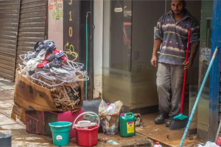 enchentes RS leptospirose