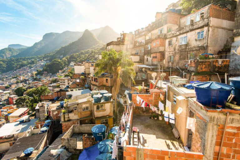 favelas inundações
