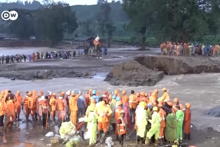Índia deslizamento de terras