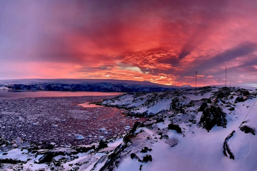 Antártica calor