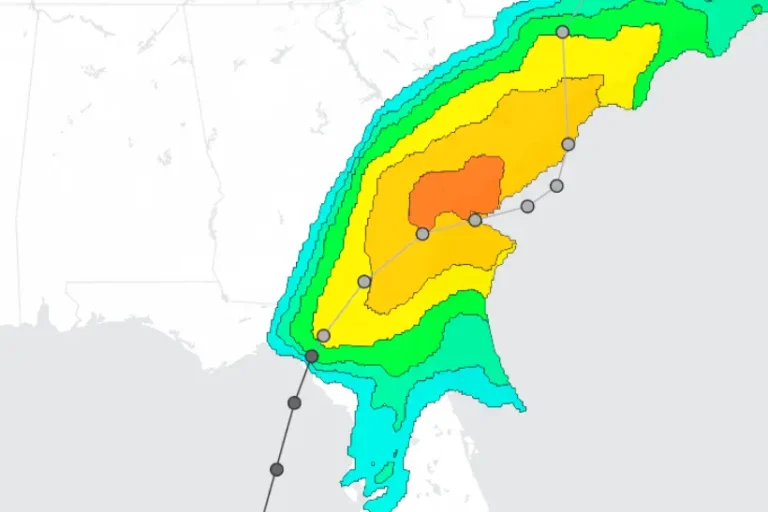 EUA furacão Debby Flórida tempestades Carolina do Norte