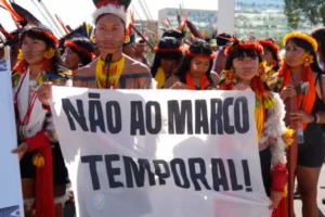 Indígenas mesa de conciliação STF marco temporal