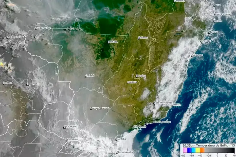 fumaça queimadas Amazônia Pantanal Sul Sudeste