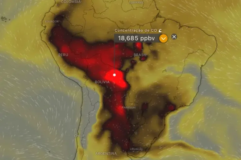 país tem cerca de 60 de seu território coberto por fumaça das queimadas