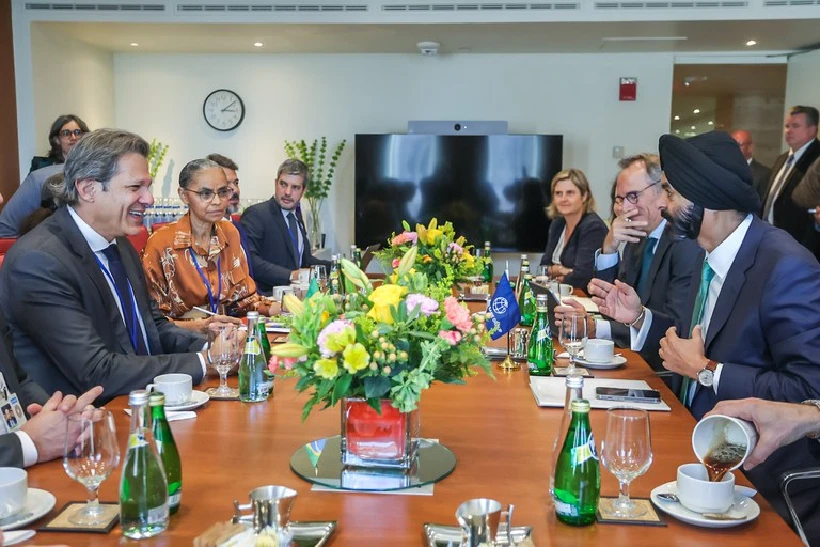 Marina e Haddad apresentam plataforma para captação de investimentos verdes nos EUA