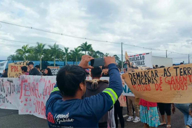 indígenas protesto pl devastação