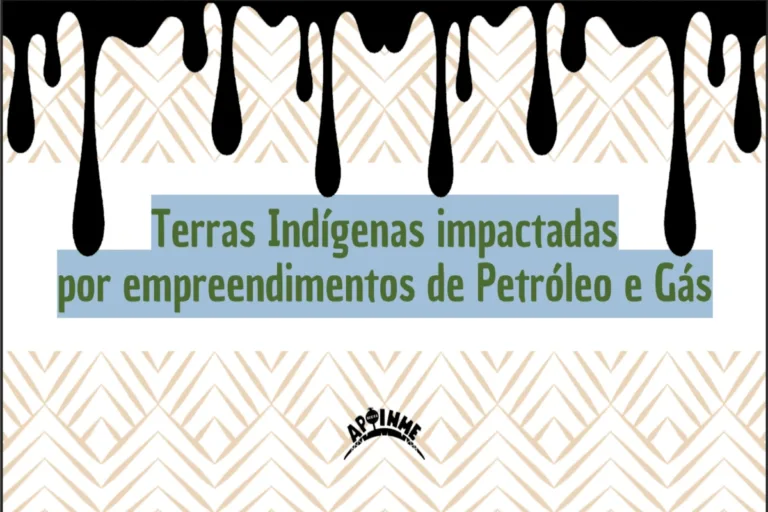 povos indígenas contras petróleo e gás