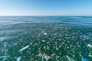 ambientes aquáticos contaminada lixo