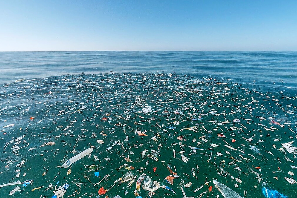 ambientes aquáticos contaminada lixo