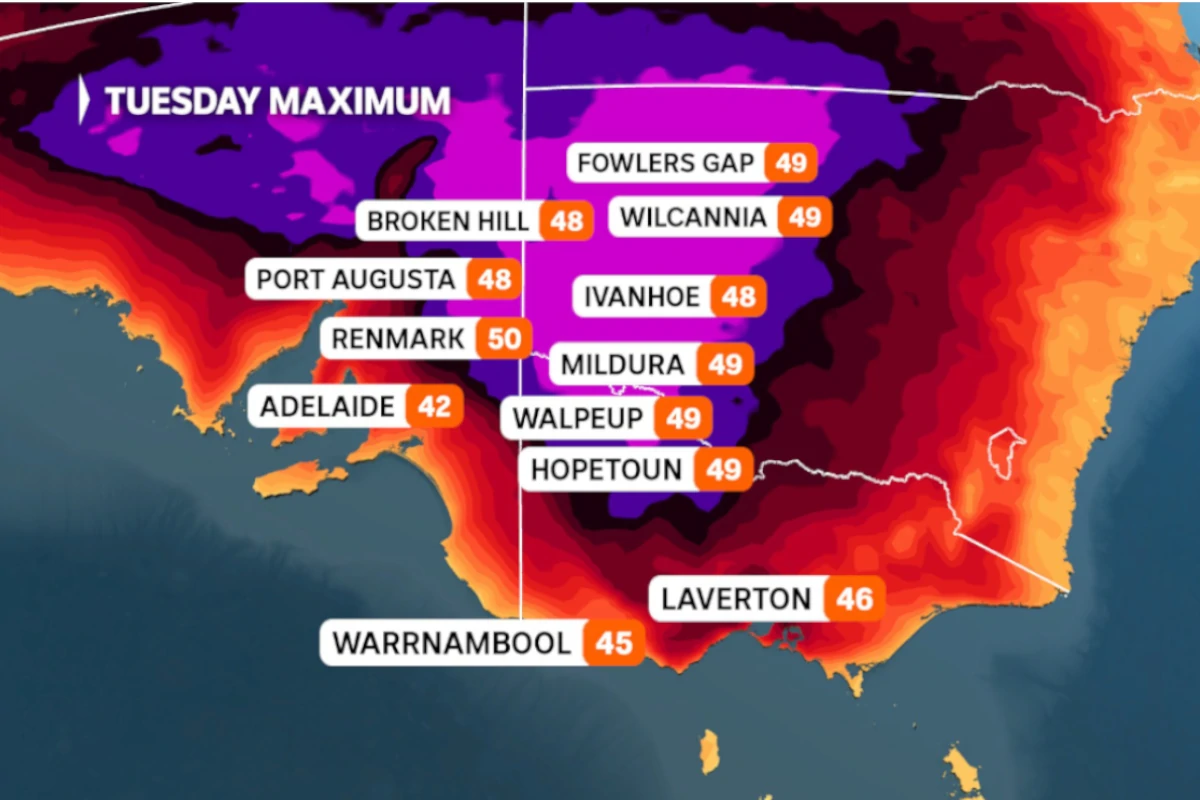 austrália onda de calor
