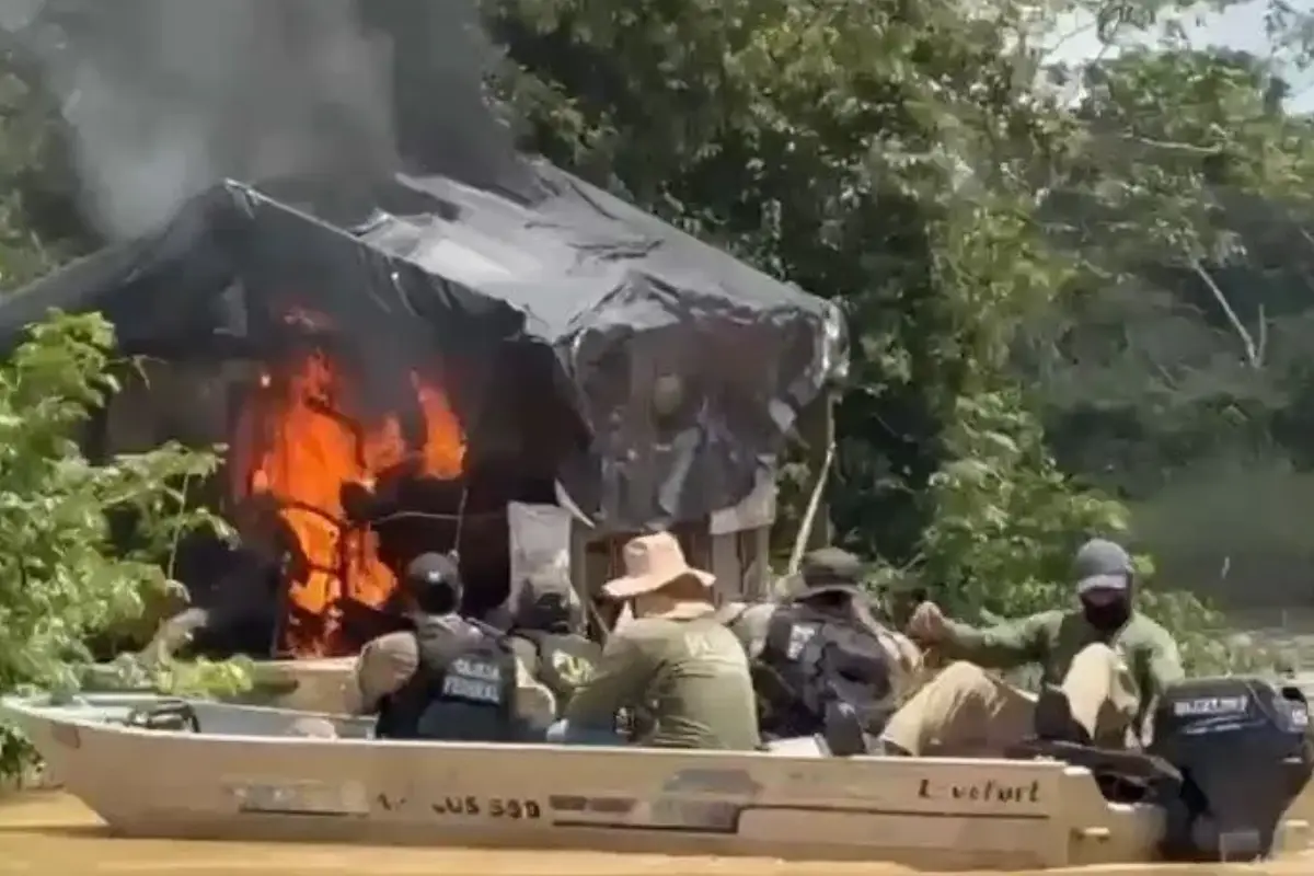 pf equipamentos garimpo ilegal território kayapó pa